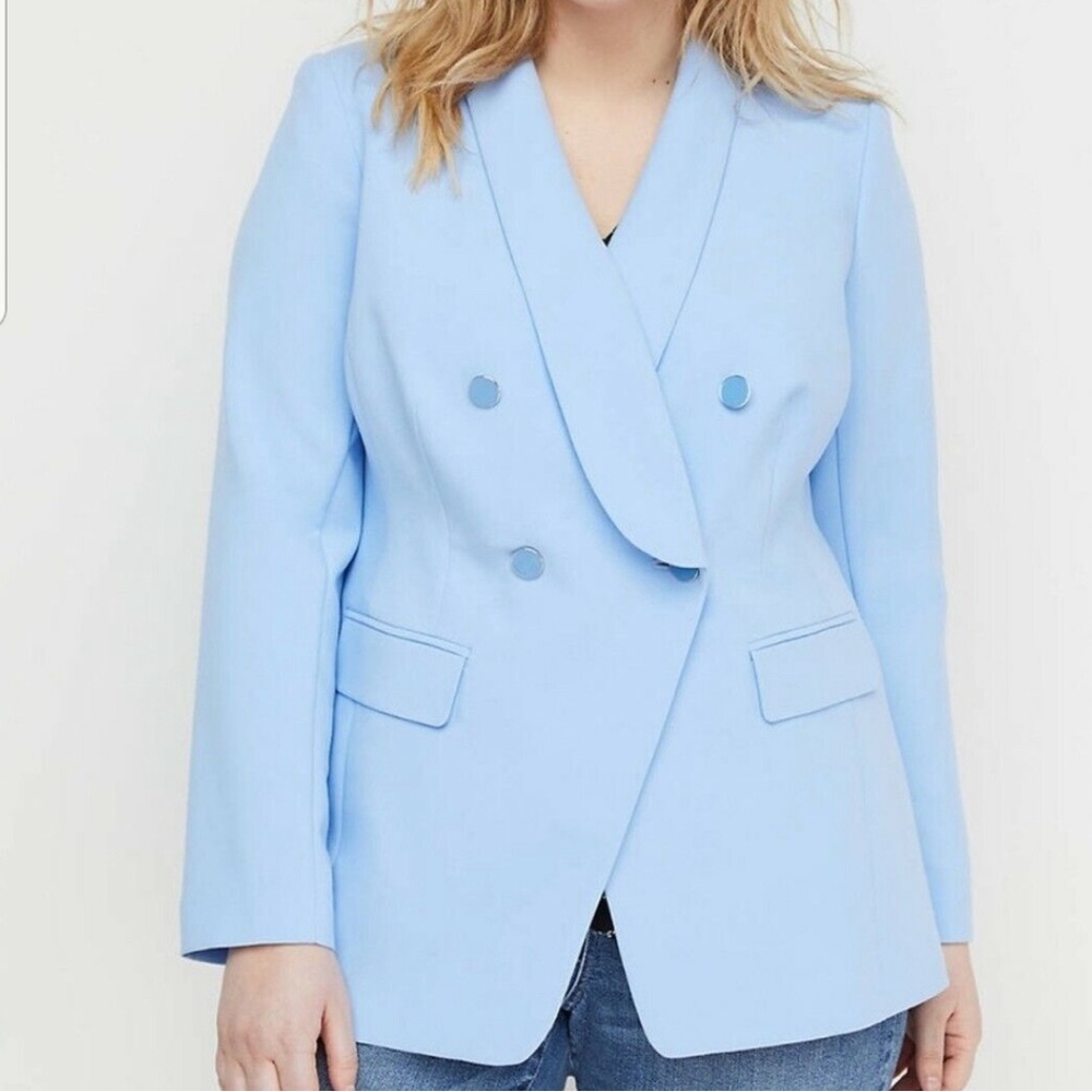 LANE BRYANT BABY BLUE BLAZER